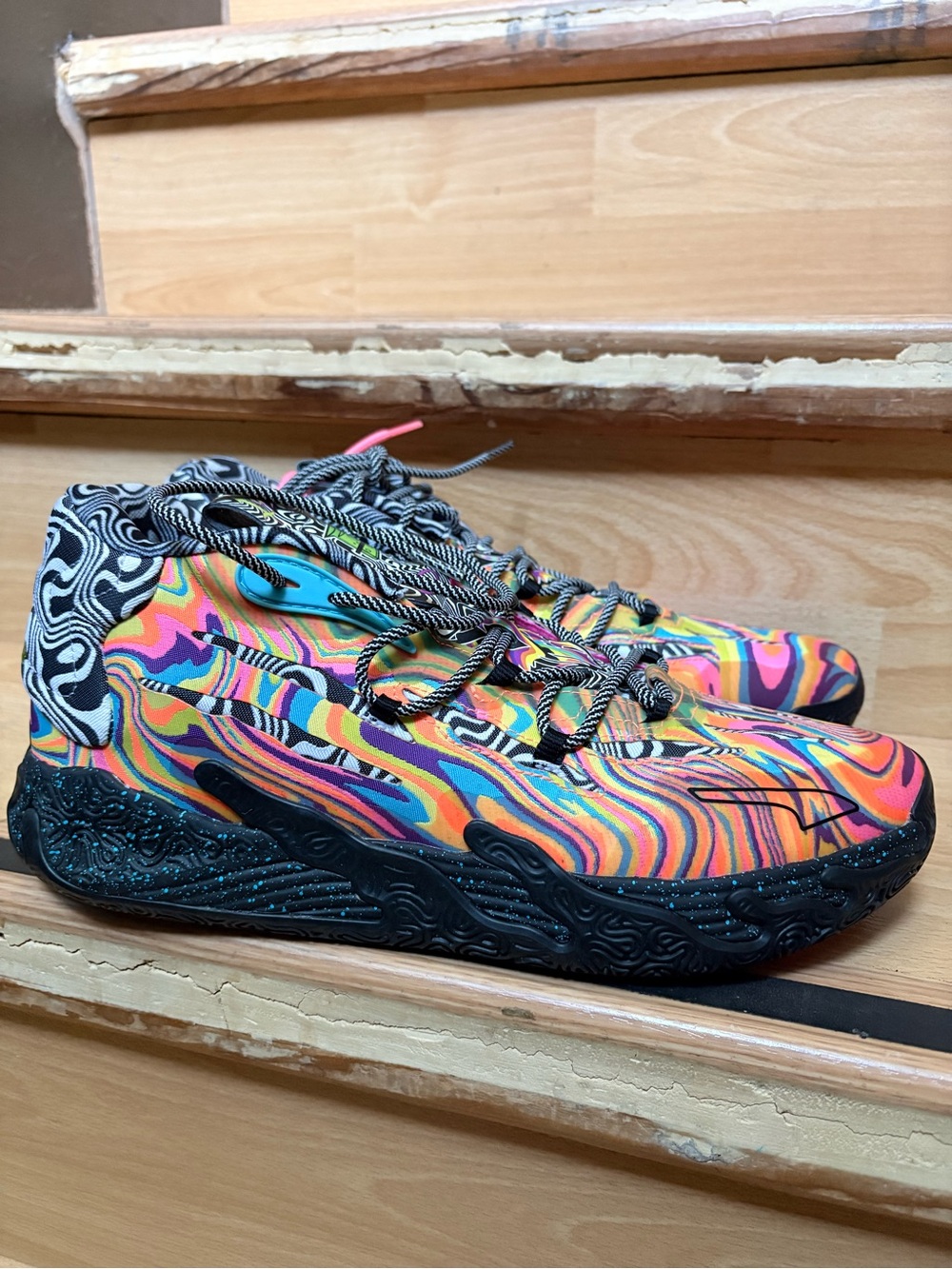 Puma Multicolor Swirl Athletic Shoes